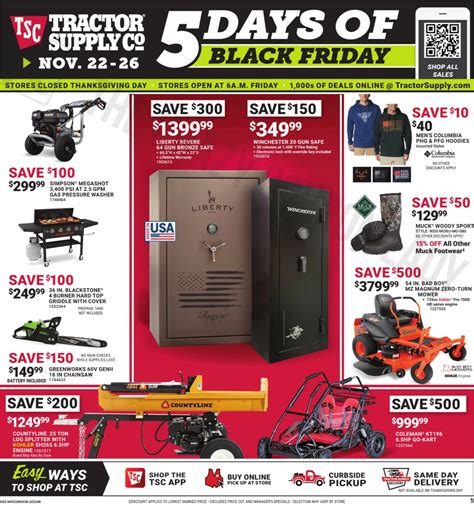 tractor supply company black friday deals|black friday log splitter deals.